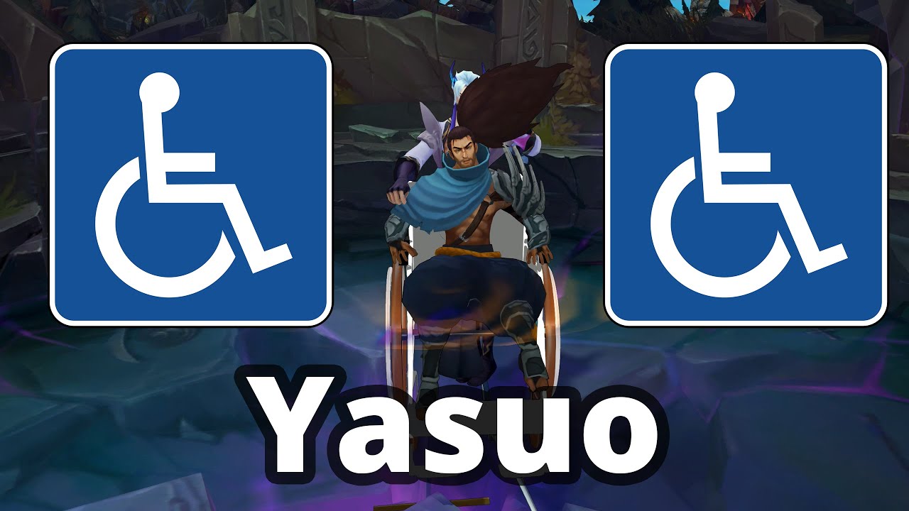 Custom Skin] Wheelchair Yasuo by thekillerey - League Of Legends 