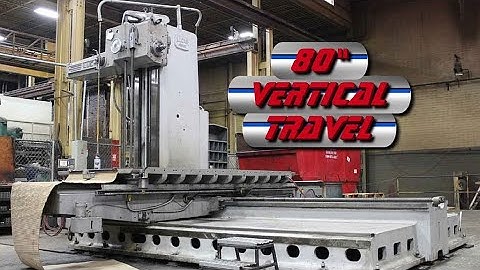 5" Lucas Horizontal Boring Milling & Drilling Machine