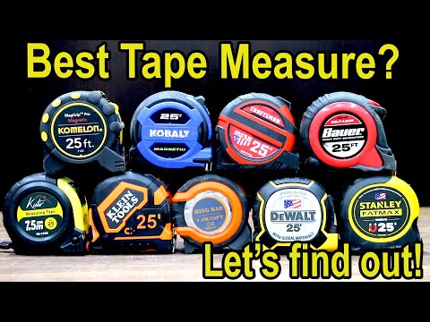 Measuring Tape Measure by Kutir - Easy to Read 25 Foot Both Side Dual Ruler