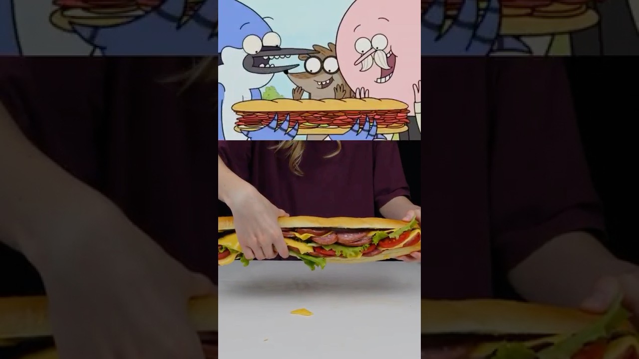 Hoagie Sandwich From Regular Show🥖🍖🥬 