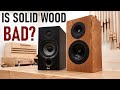 Is solid wood good for speaker building head to head testing  diy vs elac