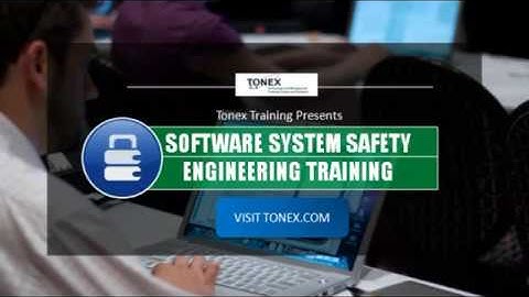 Software system safety engineering training - Tonex Training