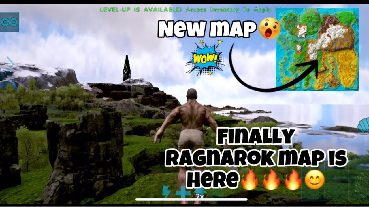 ARK Mobile Ragnarok New Map Is here 🔥 || Ark ultimate mobile edition ...
