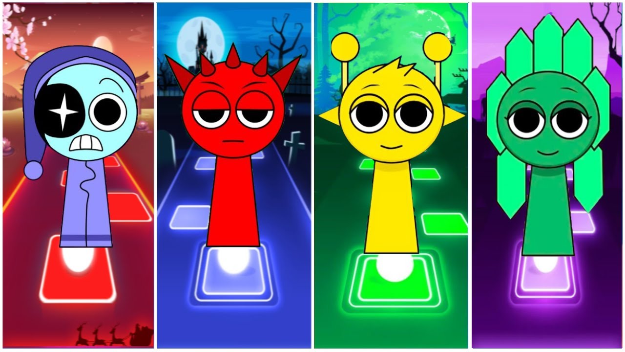 Jevin Raddy Incredibox Sprunki : Jevin 🆚 Raddy 🆚 Simon 🆚 Tunner | Tiles Hop EDM ...