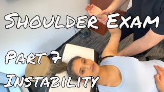 Shoulder Instability - Shoulder Exam Part #7