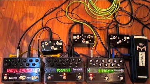 Wah effect with Eventide Modfactor  and expression pedal