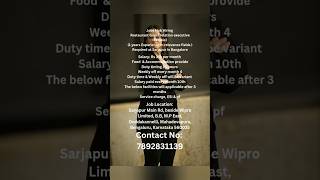 Restaurant Guest relation executive jobs at Sarjapur in Bangalore #jhb