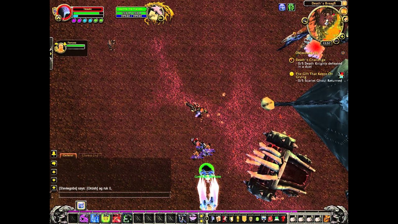 WoW Cataclysm DK bugged quest "The gift that keeps on