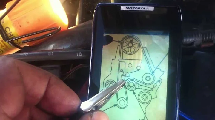 EASY, HONDA ACCORD & CIVIC TIMING BELT TIGHTENING TENSION PROCEDURE BOTH SIMILAR 96 ACCORD 2.2L