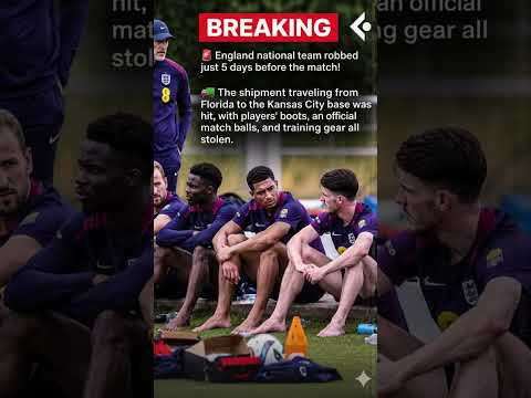 ENGLAND NATIONAL TEAM ROBBED! 🚨🏴 #shorts#EnglandTeam #FootballNews