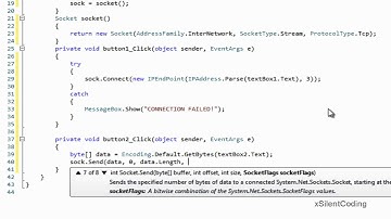 C# Socket Basics - Handling Disconnection