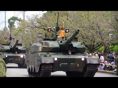 西部方面隊創隊62周年記念行事 第8戦車大隊 10式・74式