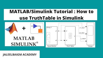 How to use TruthTable in MATLAB/SIMULINK with Example || SIMULINK TRUTHTABLE || SIGNAL BUILDER.