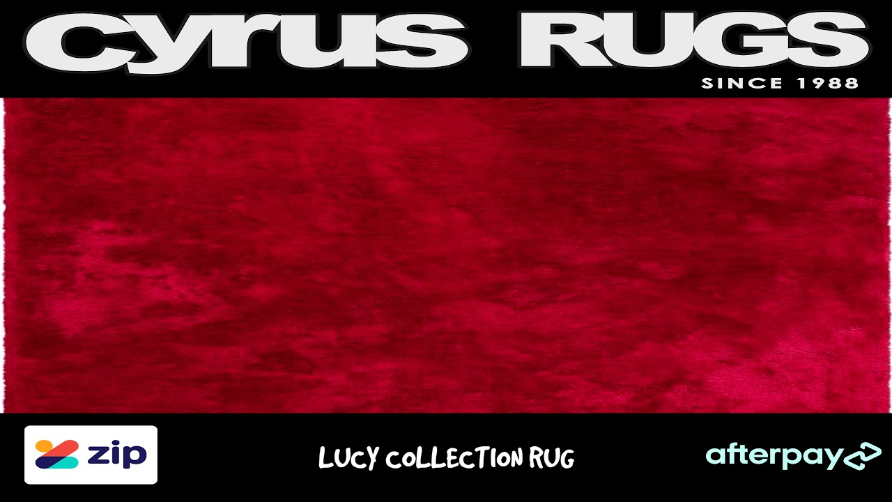 Lucy Collection Red Rugs - Cyrus Rugs Australia