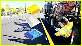 USA - NEWPORT AVE. APEX REFLECTIVE ROAD MARKER & CRAFCO. PART 7 @MasterWorkers