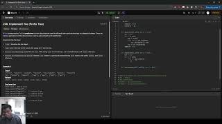 Famous Implement Trie - Leetcode 208 - Python Profile