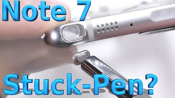 Does the Note 7 Stylus STILL get stuck?!