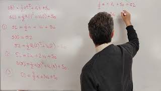 PreCalculus - Multivariable Linear Systems (The Position Function)