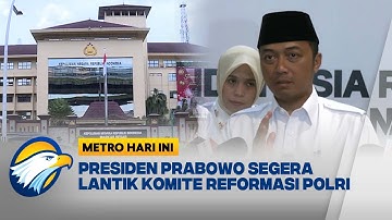 Mensesneg Prasetyo Hadi Ungkap Anggota Komite Reformasi Polri Sudah Final [Metro Hari Ini]