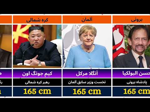 قد واقعی رهبران جهان در سال ۲۰۲۵ از کوتاهترین تا بلندترین سیاستمداران دنیا