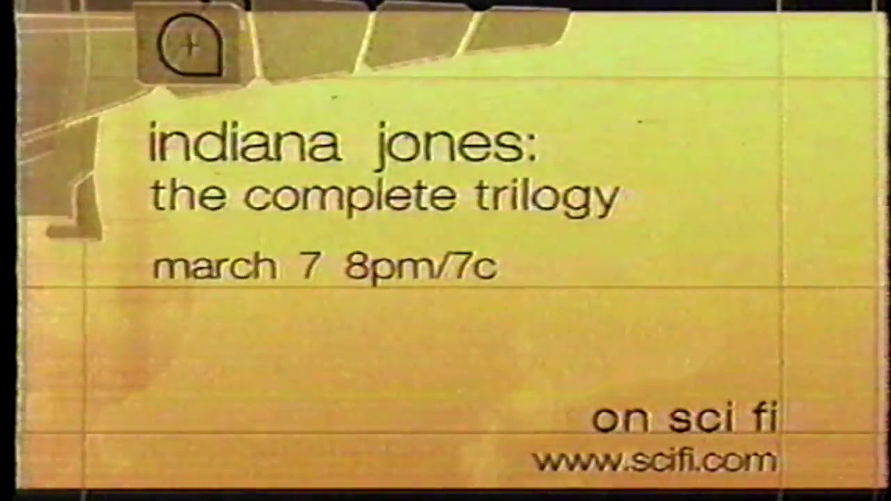 Indiana Jones on Sci Fi Channel (1999) Special three night trilogy