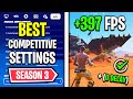 The best competitive settings in fortnite season 3 fps boost  more