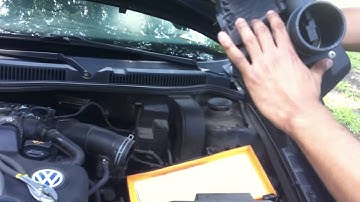 How to clean or change MAF sensor on VW golf MK4
