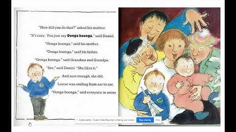 Ms  Burk reads Oonga Boonga