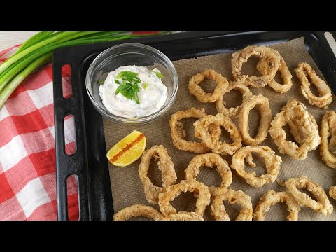 Кольца кальмара в кляре (Deep Fried Squid Rings)