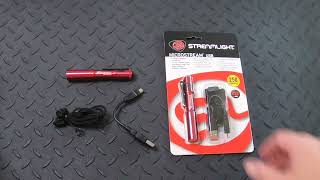 STREAMLIGHT MICROSTREAM RED FLASHLIGHT 66602