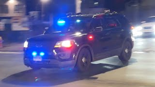 Unmarked Paterson Police FPIU Responding Urgently Code 3 8/8/26