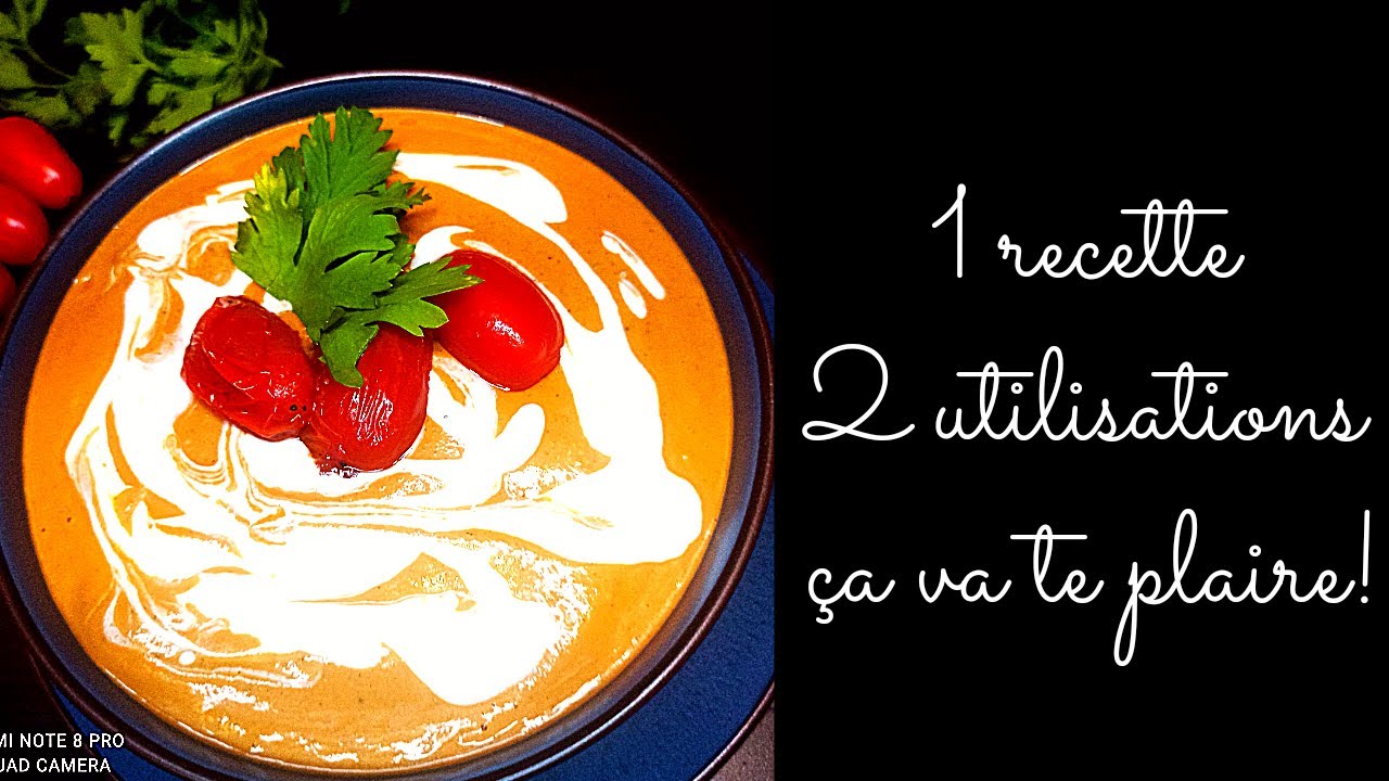 soupe de tomates cerises/sauce pour pâtes