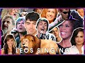 a bunch of leos singing