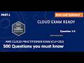 Pass AWS Cloud practitioner with exam question. 🔥 500 Questions Part-1