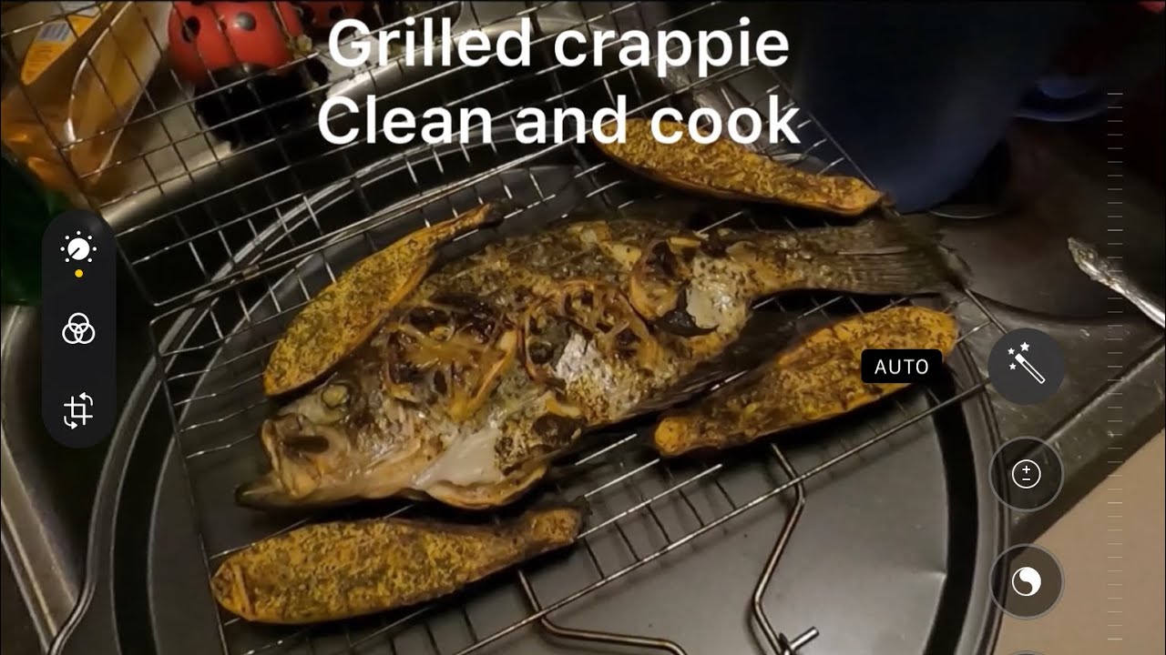 Grilled Crappie Clean And Cook YouTube Grilled Crappie Clean And Cook YouTube