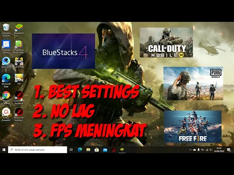 Cara setting bluestacks 4 untuk pc low end agar tidak lemot