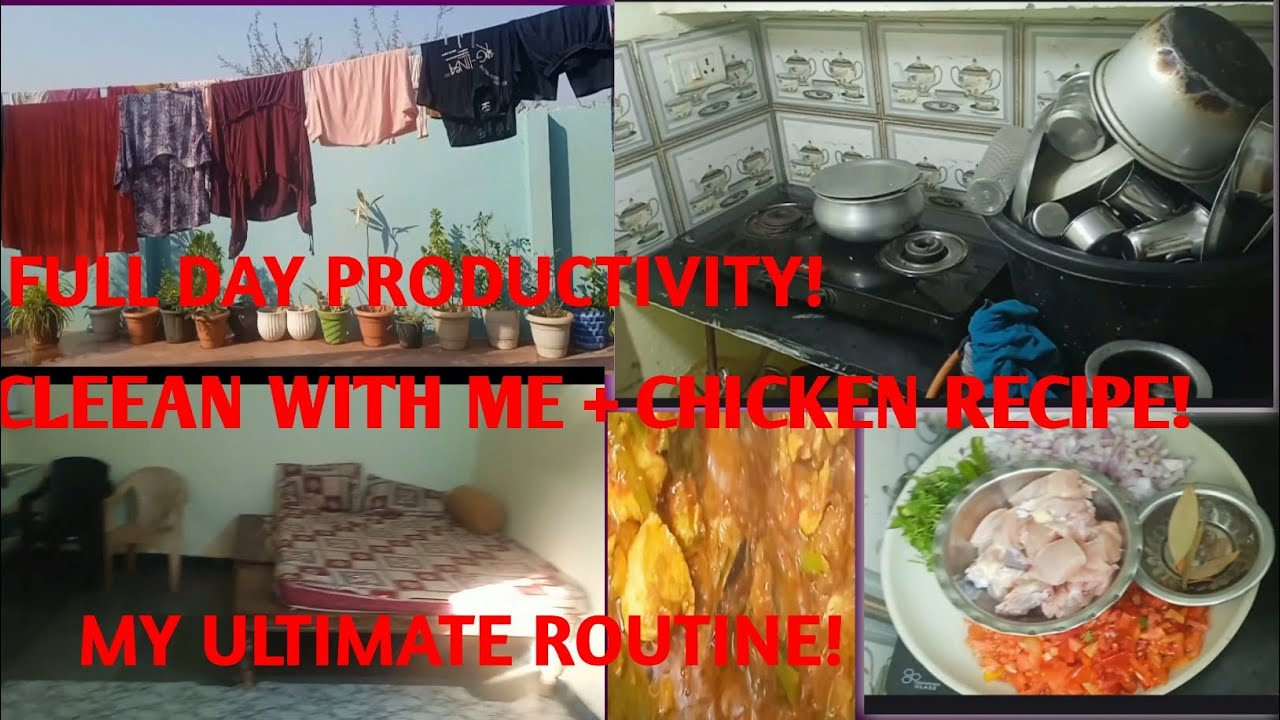 Productive Day In My Life: Cleaning Motivation & Cooking! 🌟