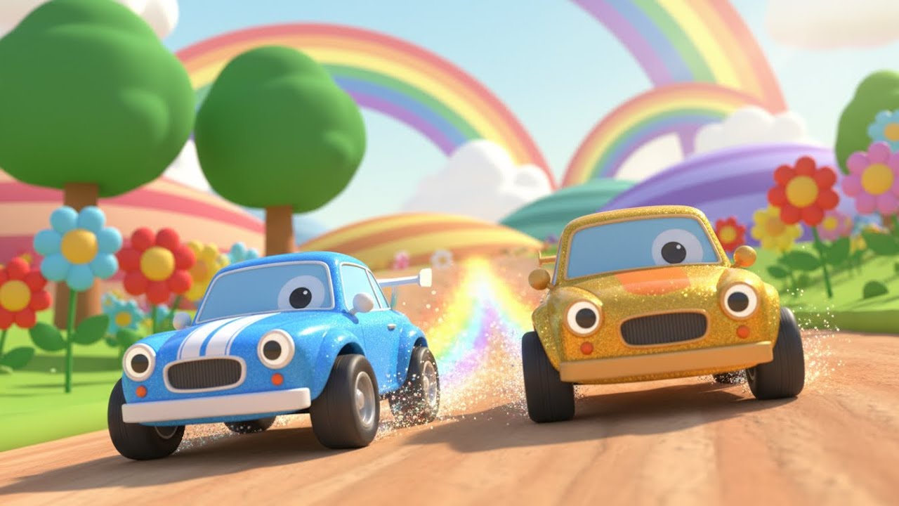 Color Change Cars Song for Kids | Color Song & Vehicle Song, Nursery Rhymes & Baby Music 🚗🎨🎵