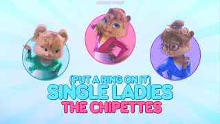 The Chipettes - Single Ladies Put A Ring On It Lyric Video