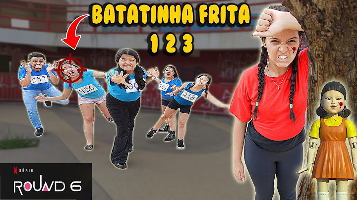 JOGAMOS BATATINHA FRITA 1 2 3 ROUND 6 NA VIDA REAL - TENTE SOBREVIVER