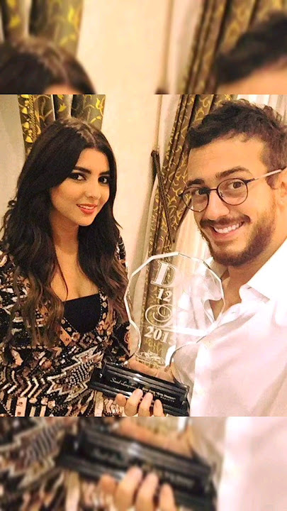 Saad Lamjarred with his wife Ghaith AL Alaki beautiful couple 💞❤️#Gulimata #saadlamjarred #song