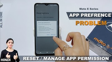 How to reset app preferences in motorola e13 | moto e13 me app preferences reset kaise kare