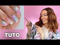 Ma technique simple pour des ongles tie dye  au vernis semipermanent