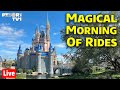 Live magical morning of rides  parades at magic kingdom  epcot on cinco de mayo 2024