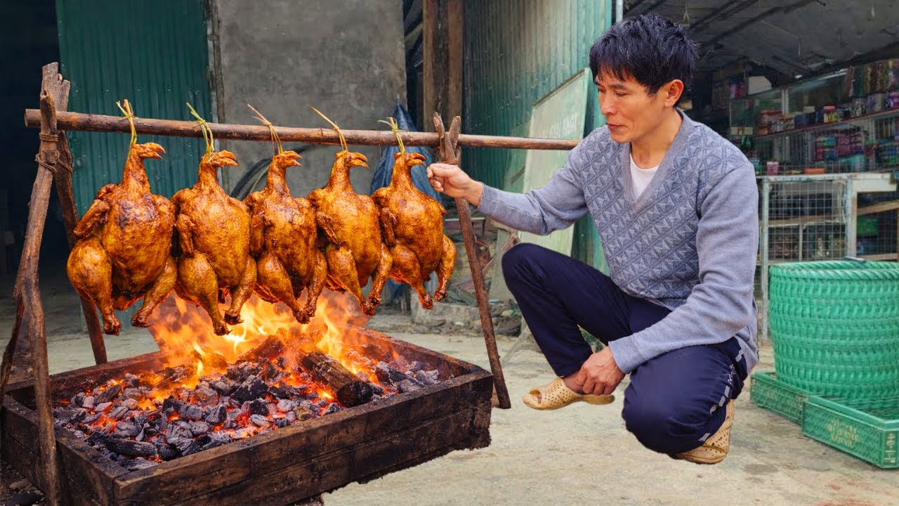 Traditional Roasted Duck Processing to Market | Peaceful Farm Life ...