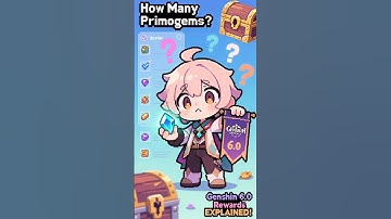 How Many Primogems? Genshin 6.0 Rewards EXPLAINED! #gaming #gamingshorts
