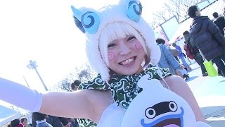 【コミケ87コスプレ】妖怪ウォッチ「コマさん」を擬人化！「もんげー！」【MAiDiGiリポート】