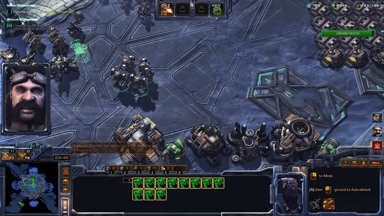 StarCraft 2 Co-op Brutal Temple of the Past | Swann ft. Tychus – Heavy Mech Defense + Outlaw Burst