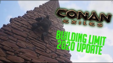 CONAN EXILES BUILDING LIMIT 2020 UPDATE - 600 METER TOWER