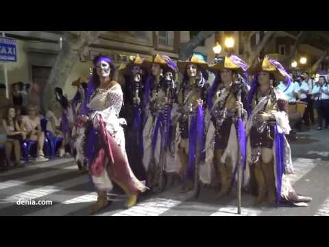Desfile de Gala Moros y Cristianos Dénia 2016: Filà Piratas Berberiscas